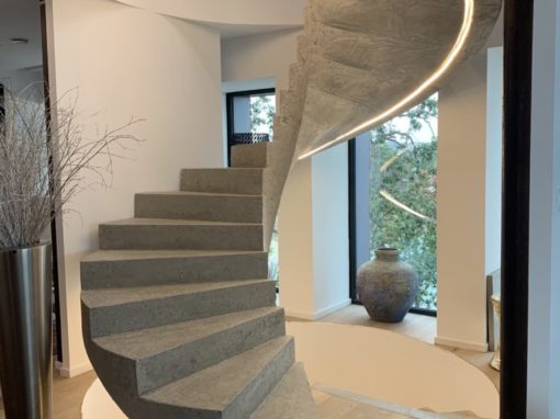 escalier helicoidal contemporain