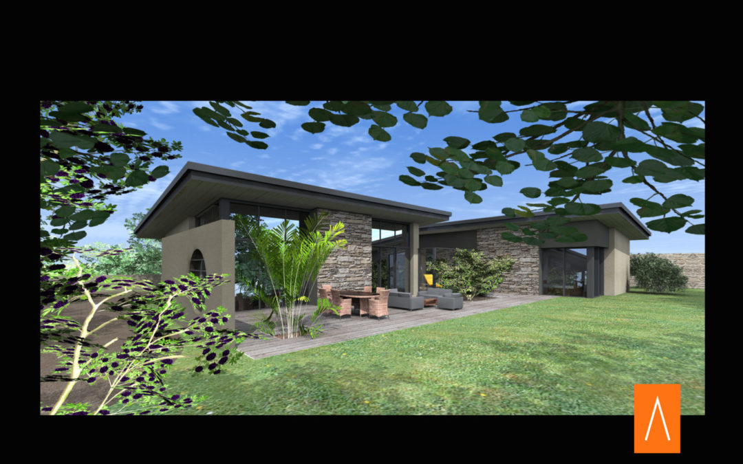 Maison contemporaine en pierre Brest