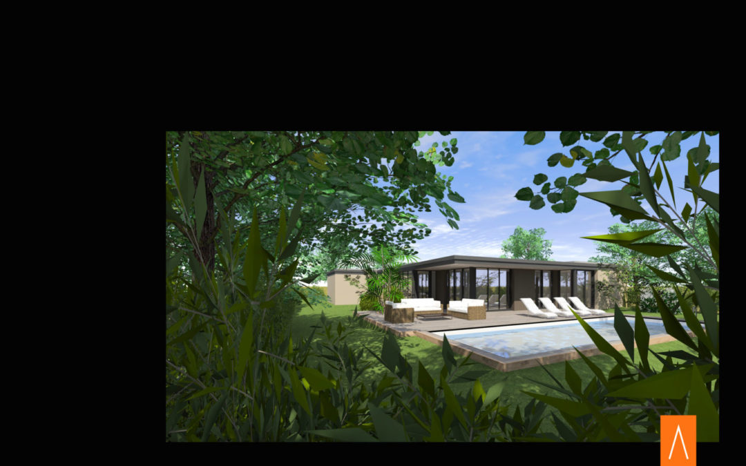 Maison plein pied ossature bois Le Conquet
